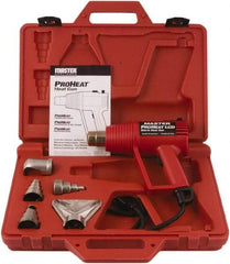 Master Appliance - 130 to 1,000°F Heat Setting, 4 to 16 CFM Air Flow, Heat Gun Kit - 120 Volts, 11 Amps, 1,300 Watts, 6' Cord Length - Exact Tool & Supply