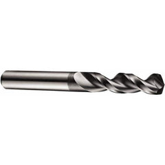 Screw Machine Length Drill Bit: 0.2992″ Dia, 130 °, Cobalt AlCrN Finish, Right Hand Cut, Spiral Flute, Straight-Cylindrical Shank, Series A921