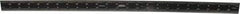 SPI - 24" Long, 1/64, 1/32, 1/16, 1/8" Graduation, Rigid Steel Rule - 4R Graduation Style, 1-1/8" Wide, Black, Black Chrome Finish - Exact Tool & Supply