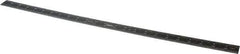 SPI - 24" Long, 1/100, 1/64, 1/50, 1/32" Graduation, Rigid Steel Rule - 16R Graduation Style, 1-1/8" Wide, Black, Black Chrome Finish - Exact Tool & Supply