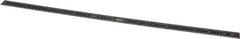 SPI - 18" Long, 1/100, 1/64, 1/50, 1/32" Graduation, Flexible Steel Rule - 16R Graduation Style, 3/4" Wide, Black, Black Chrome Finish - Exact Tool & Supply