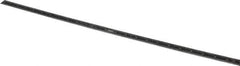 SPI - 24" Long, 1/64, 1/32, 1/16, 1/8" Graduation, Flexible Steel Rule - 4R Graduation Style, 3/4" Wide, Black, Black Chrome Finish - Exact Tool & Supply