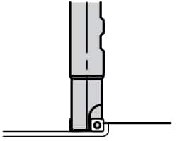 Kennametal - XPMT150412 Grade KC520M Carbide Milling Insert - Exact Tool & Supply