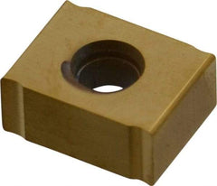 Kennametal - LNEU1255 Grade KC725M Carbide Milling Insert - TiN/TiCN/TiN Finish, 0.2165" Thick, 0.4mm Corner Radius - Exact Tool & Supply