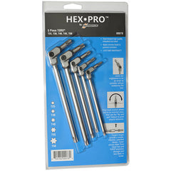 78 SET 5 CHROME TORX HEXP - Exact Tool & Supply