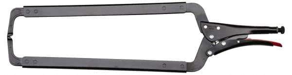 Proto - 24-3/8" OAL C-Clamp Locking Pliers - 15/32" Jaw Width, 16-9/64" Jaw Depth, 15-47/64" Jaw Opening, Standard Handle - Exact Tool & Supply