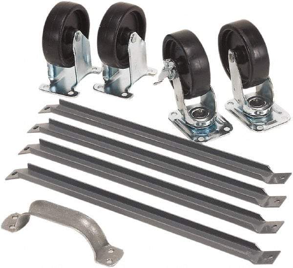 Akro-Mils - 4" Wide x 5" High, Mobile Bin Shelf - Exact Tool & Supply