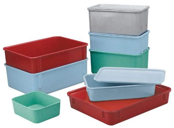 LEWISBins+ - 300 Lb Load Capacity Gray Fiberglass Tote Container - Stacking, Nesting, 11.9" Long x 8.8" Wide x 4.1" High - Exact Tool & Supply