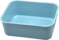 LEWISBins+ - 300 Lb Load Capacity Blue Fiberglass Tote Container - Stacking, Nesting, 6.3" Long x 4.9" Wide x 2.1" High - Exact Tool & Supply