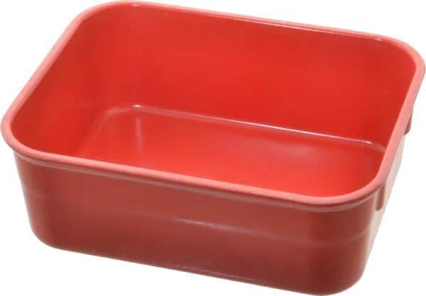LEWISBins+ - 300 Lb Load Capacity Red Fiberglass Tote Container - Stacking, Nesting, 6.3" Long x 4.9" Wide x 2.1" High - Exact Tool & Supply