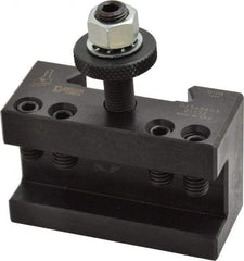 Dorian Tool - Series AXA, #1 Turning & Facing Tool Post Holder - 300mm & Under Lathe Swing, 1-1/2" OAH x 2-3/4" OAL, 1/2" Max Tool Cutting Size, 1-1/4" Centerline Height - Exact Tool & Supply