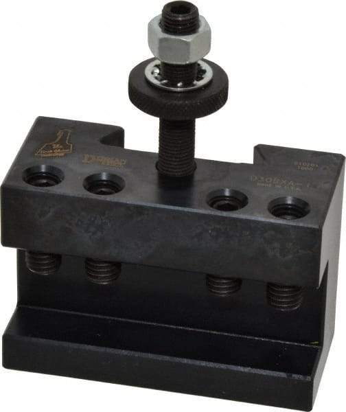 Dorian Tool - Series BXA, #1 Turning & Facing Tool Post Holder - 330 to 380mm Lathe Swing, 2-1/4" OAH x 3-1/4" OAL, 5/8" Max Tool Cutting Size, 1-5/16" Centerline Height - Exact Tool & Supply