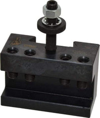 Dorian Tool - Series BXA, #1 Turning & Facing Tool Post Holder - 330 to 380mm Lathe Swing, 2-1/4" OAH x 3-1/4" OAL, 5/8" Max Tool Cutting Size, 1-5/16" Centerline Height - Exact Tool & Supply