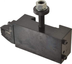 Dorian Tool - Series CA, #881 Threading Tool Post Holder with External On-Edge Cartridge - 400 to 500mm Lathe Swing, 2-1/4" OAH x 5.62" OAL, 1-1/2" Centerline Height - Exact Tool & Supply