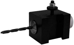 Dorian Tool - Series AXA, #36 5C Collet Tool Post Holder - 300mm & Under Lathe Swing, 2-1/4" OAH x 4-1/4" OAL, 36.12mm Centerline Height - Exact Tool & Supply