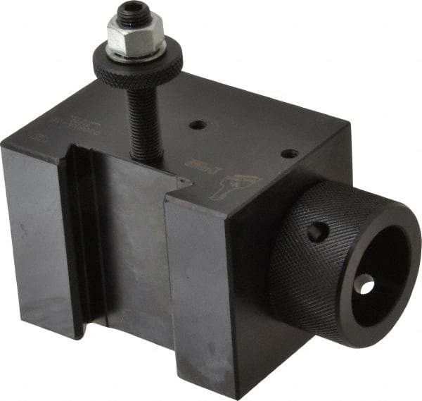 Dorian Tool - Series BXA, #36 5C Collet Tool Post Holder - 330 to 380mm Lathe Swing, 2-1/4" OAH x 4-1/4" OAL, 1-5/16" Centerline Height - Exact Tool & Supply