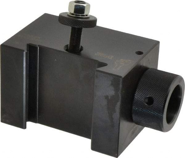 Dorian Tool - Series CA, #36 5C Collet Tool Post Holder - 400 to 500mm Lathe Swing, 2-3/4" OAH x 5" OAL, 1-15/16" Centerline Height - Exact Tool & Supply