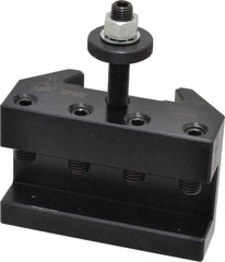 Dorian Tool - Series CXA, #1 Turning & Facing Tool Post Holder - 400mm Lathe Swing, 2.49" OAH x 3-3/4" OAL, 1" Max Tool Cutting Size, 46.61mm Centerline Height - Exact Tool & Supply