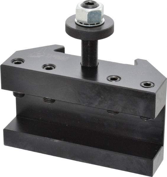 Dorian Tool - Series DA, #1 Turning & Facing Tool Post Holder - 500mm Lathe Swing, 3.49" OAH x 6" OAL, 1-1/2" Max Tool Cutting Size, 76.07mm Centerline Height - Exact Tool & Supply