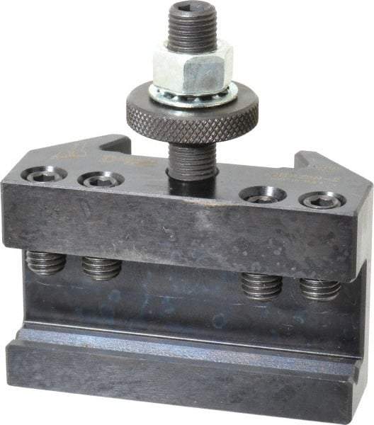 Dorian Tool - Series AXA, #2 Boring, Turning & Facing Tool Post Holder - 300mm & Under Lathe Swing, 1.74" OAH x 2-3/4" OAL, 3/4" Max Tool Cutting Size, 36.12mm Centerline Height - Exact Tool & Supply