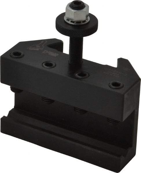 Dorian Tool - Series CXA, #2 Boring, Turning & Facing Tool Post Holder - 400mm Lathe Swing, 2.49" OAH x 3-3/4" OAL, 1" Max Tool Cutting Size, 46.61mm Centerline Height - Exact Tool & Supply