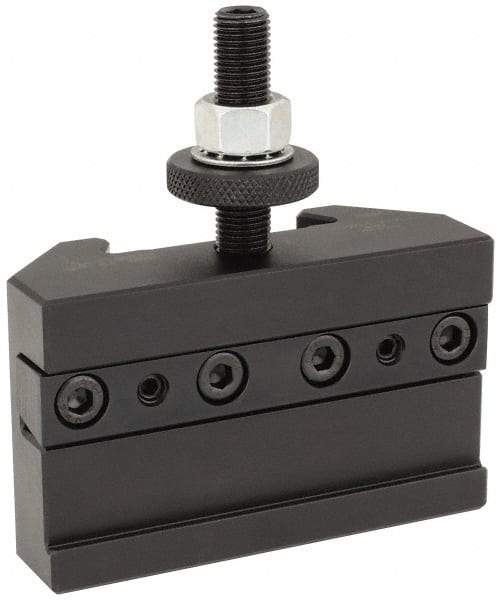 Dorian Tool - Series BXA, #7-71C Cut-Off & Grooving Tool Post Holder - 320mm Lathe Swing, 2" OAH x 1-1/2" OAL, 44.37mm Centerline Height - Exact Tool & Supply