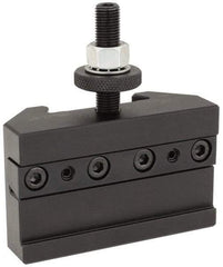 Dorian Tool - Series BXA, #7-71C Cut-Off & Grooving Tool Post Holder - 320mm Lathe Swing, 2" OAH x 1-1/2" OAL, 44.37mm Centerline Height - Exact Tool & Supply