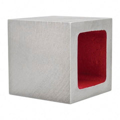 Suburban Tool - 5/8" Thick x 4" Wide x 4" High x 4" Deep, Machined Box Parallel - Cast Iron, Square & Parallel within 0.002" per 6", +/-0.0150" Tolerance - Exact Tool & Supply