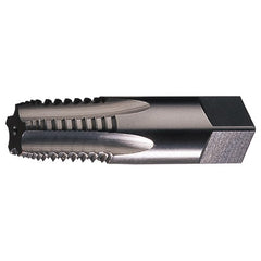 ‎1-11.5 NPT 5 Flute HSS Interrupted Thread Medium Hook Taper Taper Pipe Tap- Bright - Exact Tool & Supply