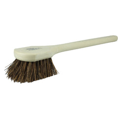 20″ Utility Scrub Brush, Palmyra Fill, Long Handle, Foam Block - Exact Tool & Supply