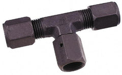 Parker - Metal Flareless Bite Tube Male Branch Tee - 3/4 NPTF - Exact Tool & Supply