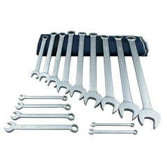 Martin Tools - 15 Pc, 7 - 32mm, 6, 12-Point Metric Combination Wrench Set - Exact Tool & Supply