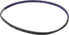 3M - 1/4" Wide x 18" OAL, Aluminum Oxide Abrasive Belt - Aluminum Oxide, Fine, Nonwoven, Series DF-BL - Exact Tool & Supply