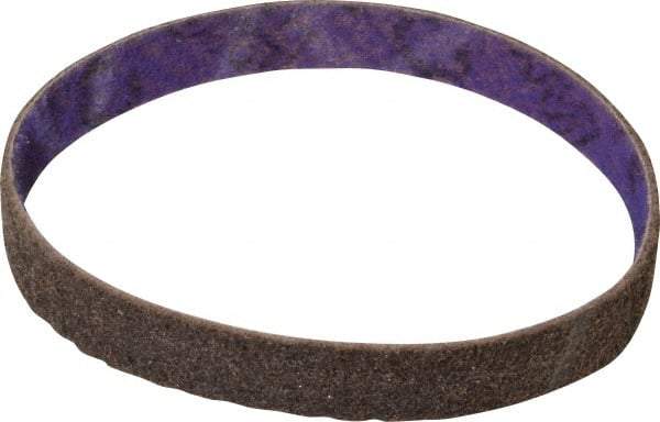 3M - 3/4" Wide x 18" OAL, Aluminum Oxide Abrasive Belt - Aluminum Oxide, Coarse, Nonwoven, Series DF-BL - Exact Tool & Supply