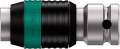 Wera - 1/4" Drive, 1/4" Insert, Hex Drive Bit Adapter - Exact Tool & Supply