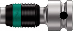 Wera - 3/8" Drive, 1/4" Insert, Hex Drive Bit Adapter - Exact Tool & Supply