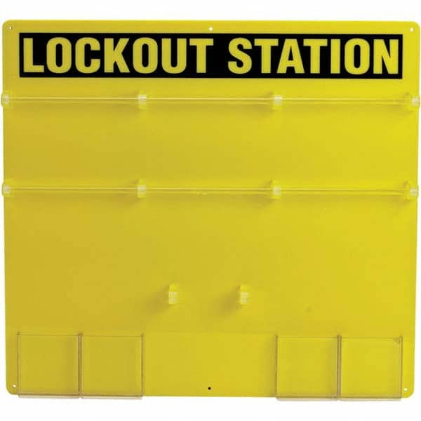 Brady - Empty Acrylic Padlock Station - Exact Tool & Supply