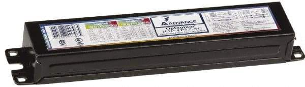 Philips Advance - 3 or 4 Lamp, 120-277 Volt, 0.28 to 0.34 Amp, 0 to 39, 40 to 79 Watt, Instant Start, Electronic, Nondimmable Fluorescent Ballast - 0.77, 0.85 Ballast Factor, T8 Lamp - Exact Tool & Supply