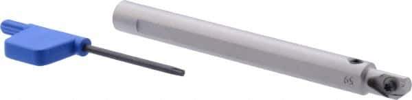 Iscar - MIFHR, Internal, Right Hand, 12.5mm Max Depth of Cut, Indexable Grooving Tool Holder - MI.R Insert Compatibility, 10mm Shank Width, 102.5mm OAL, Through Coolant - Exact Tool & Supply
