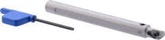 Iscar - MIFHR, Internal, Right Hand, 12.5mm Max Depth of Cut, Indexable Grooving Tool Holder - MI.R Insert Compatibility, 10mm Shank Width, 102.5mm OAL, Through Coolant - Exact Tool & Supply