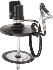 PRO-LUBE - Grease Lubrication 1 Lb/min Flow Steel Air-Operated Pump - For 25 to 50 Lb & 5 Gal Container - Exact Tool & Supply