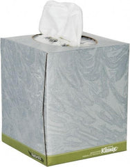 Kleenex - Flat Box of White Facial Tissues - 2 Ply - Exact Tool & Supply