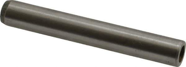Metric Blue - 10mm Diam x 70mm Pin Length Alloy Steel Pull Out Dowel Pin - 1 Beveled & 1 Threaded End - Exact Tool & Supply
