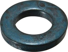 Metric Blue - M8 Screw, Alloy Steel Standard Flat Washer - 9.32mm ID x 17.75mm OD, 3mm Thick - Exact Tool & Supply