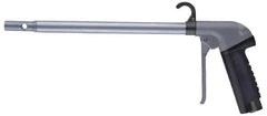 Guardair - 120 Max psi Maximum Power Venturi Nozzle Pistol Grip Blow Gun - 3/8 NPT, 12" Tube Length, Aluminum - Exact Tool & Supply