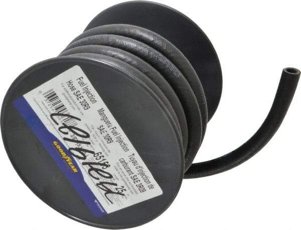 Continental ContiTech - 3/8" ID x 25' Fuel Injection Hose - Hypalon, Black - Exact Tool & Supply