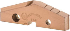 Allied Machine and Engineering - 3-5/8" Diam x 7/16" Thick, Seat Code 7, 144° Included Angle Spade Drill Insert - AM200 Coated, Cobalt, Grade Super Cobalt, Series GEN2 T-A - Exact Tool & Supply