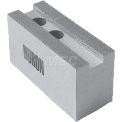 Huron Machine Products - Soft Lathe Chuck Jaws; Jaw Type: Square ; Material: 1018 Steel ; Jaw Interface Type: 1.5mm x 60? Serrated ; Maximum Compatible Chuck Diameter (Inch): 10 ; Maximum Compatible Chuck Diameter (Decimal Inch): 0.0000 ; Minimum Compati - Exact Tool & Supply