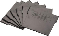 Quantum Storage - 4.1" Wide x 4" High, Black Bin Divider - Use with Quantum Storage Systems - Shelf Bin QSB101, 103, 105 - Exact Tool & Supply