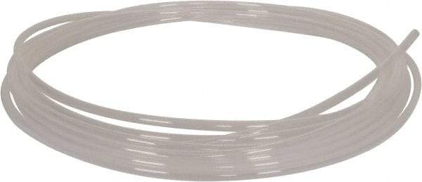 Parker - 1/2" ID x 9/16" OD, 1/32" Wall Thickness, 50' Long, PTFE FEP Tube - Natural, 65 Max psi - Exact Tool & Supply